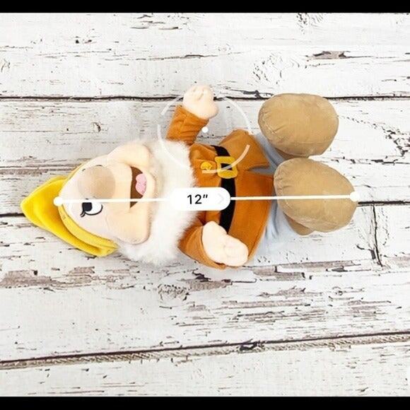 DISNEY Vintage 1990s Happy Dwarf Snow White Plush 12" - Picture 4 of 4